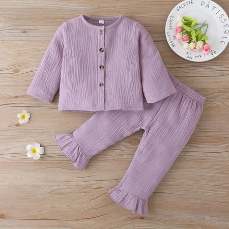Simplmasygenix Children s Day Baby Romper Clearance Toddler Kids Baby Girls Button Solid Color Long Sleeved Trousers Clothes Suit
Simplmasygenix Children s Day Baby Romper Clearance Toddler Kids Baby Girls Button Solid Color Long Sleeved Trousers Clothes Suit