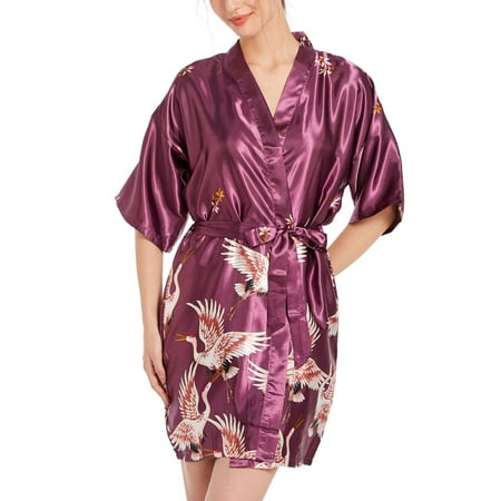 Homgro Women s Satin Robes Soft Bathrobe Sexy Bride Short Sleeve Summer Wedding Comfy Vintage Silky Sleepwear Purple X-Large
Homgro Women s Satin Robes Soft Bathrobe Sexy Bride Short Sleeve Summer Wedding Comfy Vintage Silky Sleepwear Purple X-Large