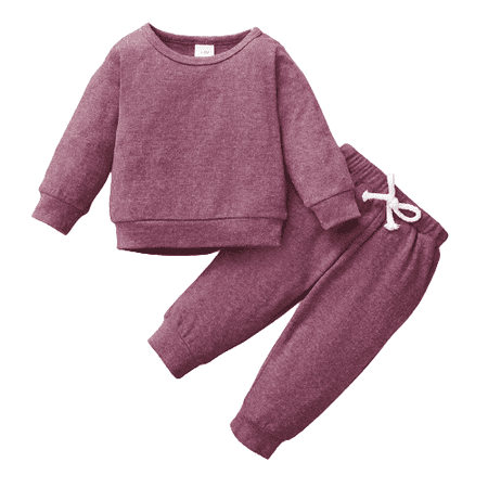 NZRVAWS Infant Baby Boys Outfits 12 Months Baby Boys Solid Color Tops 18 Months Baby Boys For Winter Pants 2Pcs Clothes Set Purple
NZRVAWS Infant Baby Boys Outfits 12 Months Baby Boys Solid Color Tops 18 Months Baby Boys For Winter Pants 2Pcs Clothes Set Purple