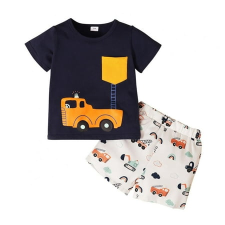 Toddler Boy Clothes Summer Outfits for Kids Shorts Sleeve T-Shirt and Pants Set 18 Months - 6 Years
Toddler Boy Clothes Summer Outfits for Kids Shorts Sleeve T-Shirt and Pants Set 18 Months - 6 Years