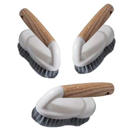 Wooden Multi function Cleaning Brush Elevated Ergonomic Handle Bathroom Accessories Cleaning Kit Milky
Wooden Multi function Cleaning Brush Elevated Ergonomic Handle Bathroom Accessories Cleaning Kit Milky