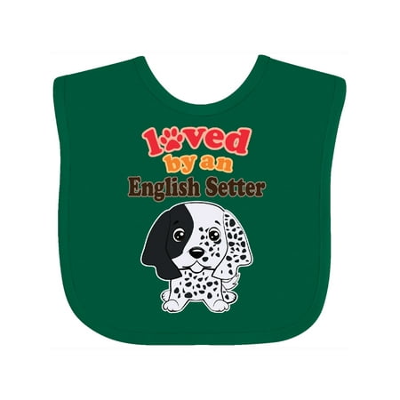 Inktastic English Setter Dog Gift Gift Baby Boy or Baby Girl Bib