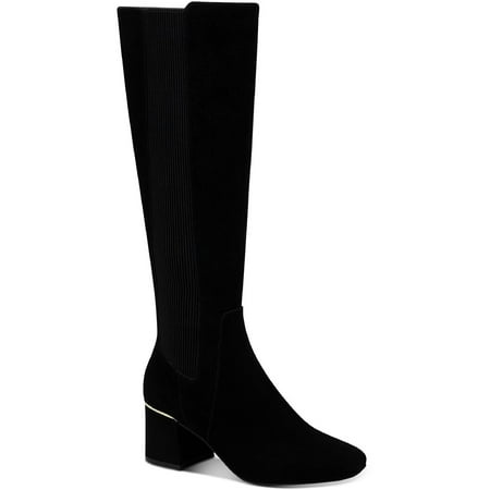Alfani Womens Rae Microsuede Tall Knee-High Boots