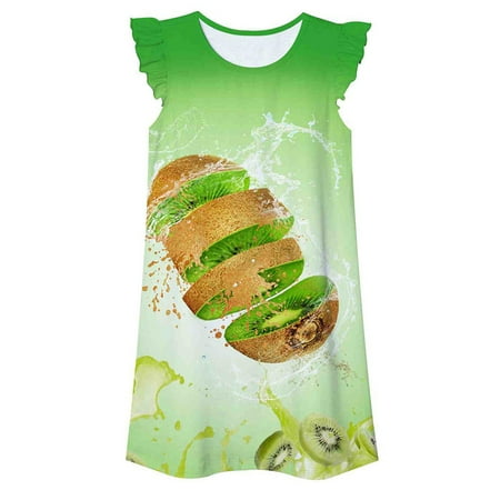 LYMAYTER Kids Girls Nightgowns Dresses Toddler Short Sleeve Floral Pajamas Baby Summer Casual Skirt for 5-12 T
LYMAYTER Kids Girls Nightgowns Dresses Toddler Short Sleeve Floral Pajamas Baby Summer Casual Skirt for 5-12 T