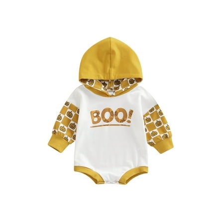 Infant Baby Boy Girl Long Sleeve Jumpsuit Pumpkin Print Plaid Hooded Rompers Autumn Clothes
Infant Baby Boy Girl Long Sleeve Jumpsuit Pumpkin Print Plaid Hooded Rompers Autumn Clothes