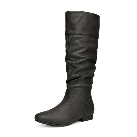 Dream Pairs Women s Suede/Pu Flat Zip Fall Fashion Slouchy Knee High Boots Blvd Black/Pu Size 9.5
Dream Pairs Women s Suede/Pu Flat Zip Fall Fashion Slouchy Knee High Boots Blvd Black/Pu Size 9.5