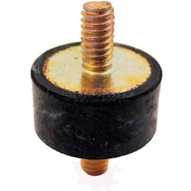 Vibration Mount 2 Threaded Studs 1.00 Dia 1.00 H 5/16-18 Thread