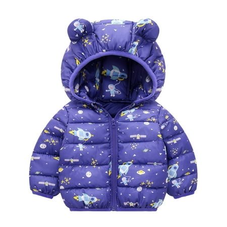 nsendm Toddler Boys Girls Winter Cartoon Prints Coat Bear Ears Hooded Jacket Thicken Windproof Zipper Warm Star Coat Coat Dark Blue 18-24 Months
nsendm Toddler Boys Girls Winter Cartoon Prints Coat Bear Ears Hooded Jacket Thicken Windproof Zipper Warm Star Coat Coat Dark Blue 18-24 Months