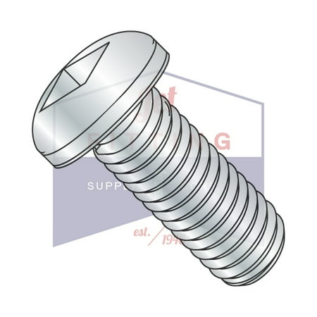 10-24 x 1/2 Machine Screws | Square | Pan Head | Steel | Zinc (Quantity: 8000)
10-24 x 1/2 Machine Screws | Square | Pan Head | Steel | Zinc (Quantity: 8000)