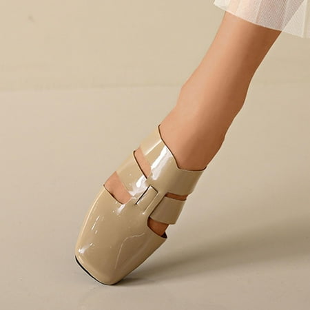 Sawvnm Women s Small Square Toe Color Matching Flat Sandals Bottomed Versatile Half Slippers Holiday Gift Khaki US:4.5
Sawvnm Women s Small Square Toe Color Matching Flat Sandals Bottomed Versatile Half Slippers Holiday Gift Khaki US:4.5