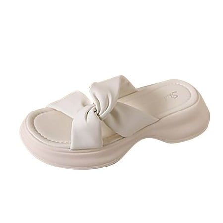 LIANGP Women s Sandals Summer New Casual Soft Sole Soft Face Matsuke Sole Elevated Slippers Women s Shoes White Size 7
LIANGP Women s Sandals Summer New Casual Soft Sole Soft Face Matsuke Sole Elevated Slippers Women s Shoes White Size 7