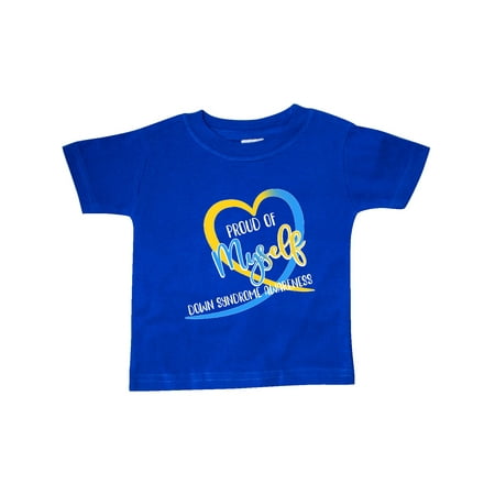 Inktastic Proud of Myself Down Syndrome Awareness Heart Ribbon Gift Baby Boy or Baby Girl T-Shirt
Inktastic Proud of Myself Down Syndrome Awareness Heart Ribbon Gift Baby Boy or Baby Girl T-Shirt