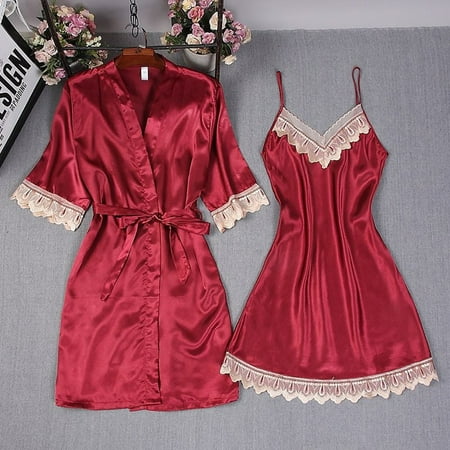 Fashion Underwear Women Lace Camisole Nightdress Nightgown Suit Lingerie Set Note Please Buy One Size Larger
Fashion Underwear Women Lace Camisole Nightdress Nightgown Suit Lingerie Set Note Please Buy One Size Larger