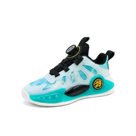 Gomelly Big Kid Sneakers Durable Running Shoe Lace-Up Basketball Shoes Lightweight Trainers Training Outdoor Blue 4Y
Gomelly Big Kid Sneakers Durable Running Shoe Lace-Up Basketball Shoes Lightweight Trainers Training Outdoor Blue 4Y