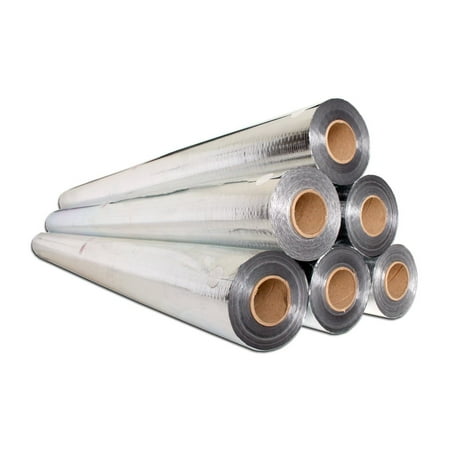 Reflective Foil Insulation Radiant Barrier Sample 4ft x 4ft Perforated 70 Gram