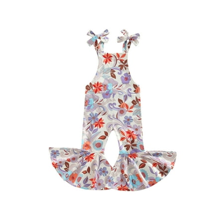 MissiMae Toddler Baby Girl Bell-Bottom Jumpsuit Sleeveless Floral Print Strap Romper Overalls Pants 6M-4Y
MissiMae Toddler Baby Girl Bell-Bottom Jumpsuit Sleeveless Floral Print Strap Romper Overalls Pants 6M-4Y