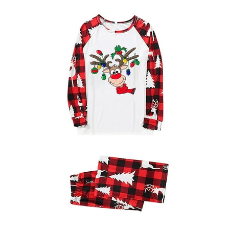 Christmas Pajamas for Family Parent-Child Outfit Winter Fall Merry Letter Plaid Print Plaid Long Sleeved Trousers Pajama Sets
Christmas Pajamas for Family Parent-Child Outfit Winter Fall Merry Letter Plaid Print Plaid Long Sleeved Trousers Pajama Sets