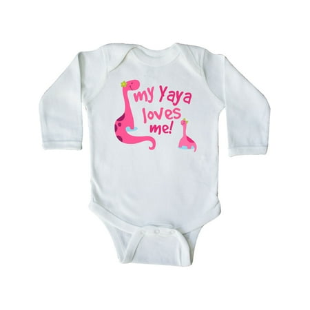 Inktastic My Yaya Loves Me Granddaughter Dinosaur Gift Baby Girl Long Sleeve Bodysuit
Inktastic My Yaya Loves Me Granddaughter Dinosaur Gift Baby Girl Long Sleeve Bodysuit