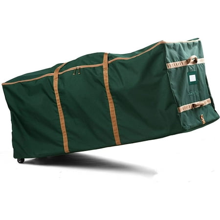 Christmas Tree Rolling Cinch Bag – Superior Protection Padded Handles - Holiday Storage