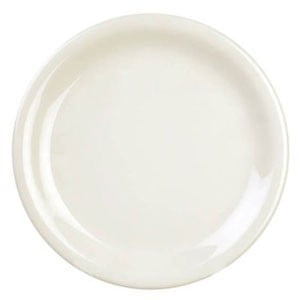 Thunder Group CR106V Ivory Narrow Rim Melamine Plate 6-1/2 - 1 doz.