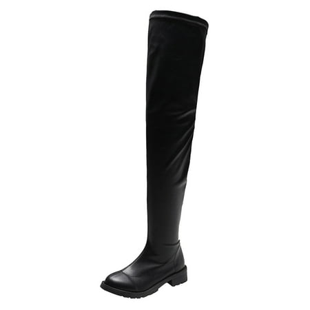 Over-The-Keen Boots for Women Color Women s Solid Boots Thick Heel Fashion Over-The-Knee Leather women s boots PU Dress Sandals for Women Black
Over-The-Keen Boots for Women Color Women s Solid Boots Thick Heel Fashion Over-The-Knee Leather women s boots PU Dress Sandals for Women Black