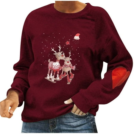 Aueoeo Fall Sweatshirts for Women 2022 Trendy Graphic Sweatshirts for Women Fall Women s Round- Neck Christmas Printing Recreational Sweatshirt Long Sleeve Tops
Aueoeo Fall Sweatshirts for Women 2022 Trendy Graphic Sweatshirts for Women Fall Women s Round- Neck Christmas Printing Recreational Sweatshirt Long Sleeve Tops