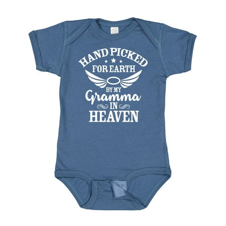 Inktastic Handpicked for Earth by My Gramma in Heaven with Angel Wings Gift Baby Boy or Baby Girl Bodysuit
Inktastic Handpicked for Earth by My Gramma in Heaven with Angel Wings Gift Baby Boy or Baby Girl Bodysuit