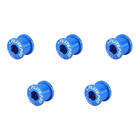 5Pcs Single Chainwheel Screws 6.5mm MTB Bike Sprocket Chainring Bolts
