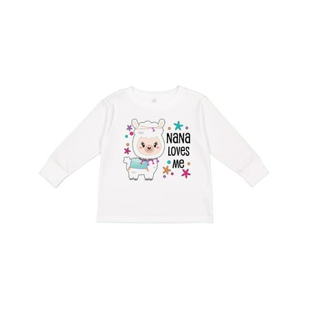 Inktastic Nana Loves Me- Cute and Happy Llama Gift Toddler Boy or Toddler Girl Long Sleeve T-Shirt
Inktastic Nana Loves Me- Cute and Happy Llama Gift Toddler Boy or Toddler Girl Long Sleeve T-Shirt