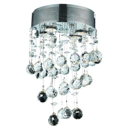 Galaxy 2 Light Crystal (Clear) Wall Sconce in Chrome Finish 2024W12C/RC