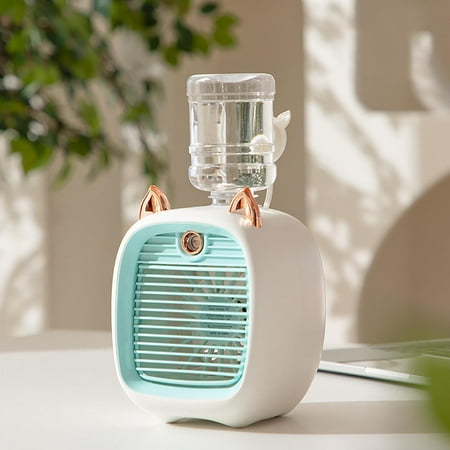 Portable Air Conditioner Fan Rechargeable Mini Desktop Air Cooler With 3 Speed Adjustable Air Speed And Humidifier Function Air Conditioner Fan For Office Living Room And Bedroom
Portable Air Conditioner Fan Rechargeable Mini Desktop Air Cooler With 3 Speed Adjustable Air Speed And Humidifier Function Air Conditioner Fan For Office Living Room And Bedroom