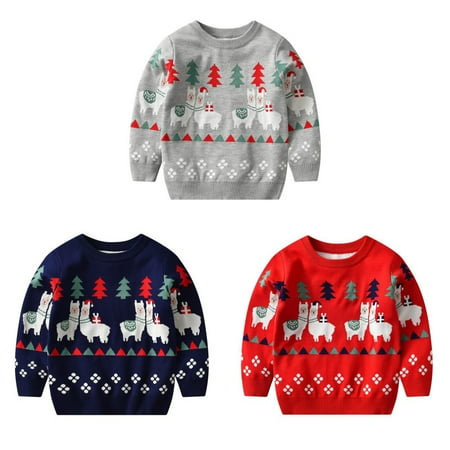 SYNPOS Toddler Boy Girl Christmas Sweater Kids Knite Pullover Xmas Cartoon Sweatshirts Tops Fall Winter Clothes 1-6 Years
SYNPOS Toddler Boy Girl Christmas Sweater Kids Knite Pullover Xmas Cartoon Sweatshirts Tops Fall Winter Clothes 1-6 Years