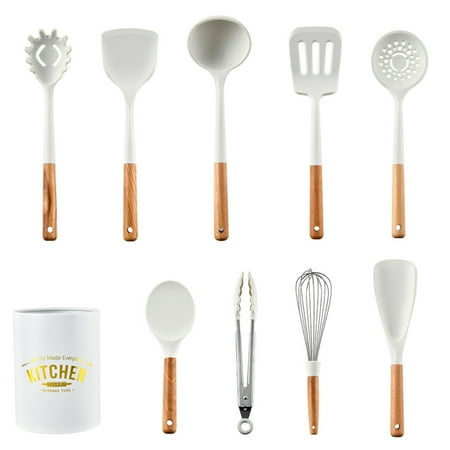 Silicone Cooking Utensils Non-Stick Heat Resistant Kitchen Gadgets Accessories 9-piece Color Box
Silicone Cooking Utensils Non-Stick Heat Resistant Kitchen Gadgets Accessories 9-piece Color Box