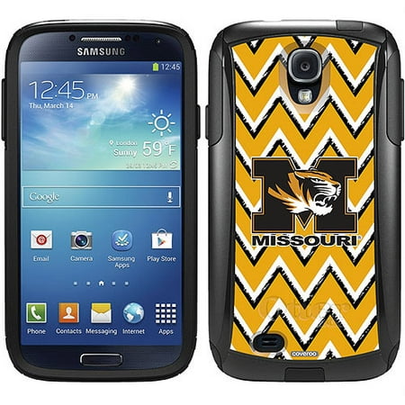 University of Missouri Sketchy Chevron Design on OtterBox Commuter Series Case for Samsung Galaxy S4