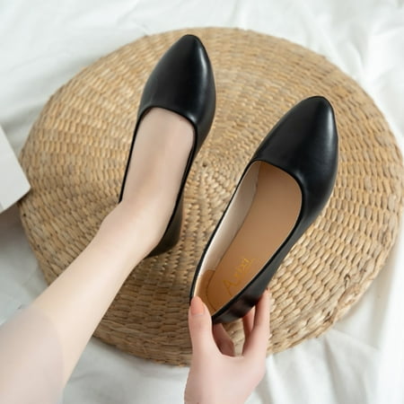 Zpanxa Shoes for Women Girls Solid Big Size Slip On Flat Shallow Comfort Casual Single Shoes Black Womens Shoes 38
Zpanxa Shoes for Women Girls Solid Big Size Slip On Flat Shallow Comfort Casual Single Shoes Black Womens Shoes 38