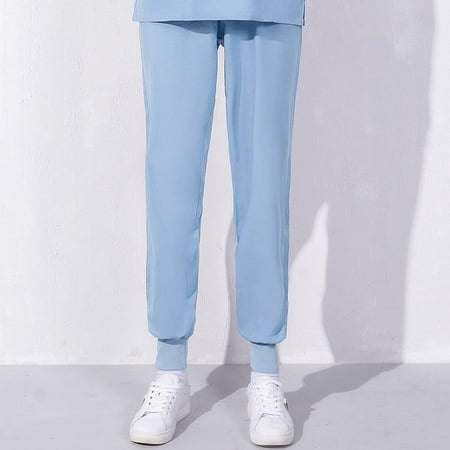 EGNMCR Nursing Scrub Pants for Womens Fashion Solid Color Working Uniform Long Straight Workwear Pants on Clearance
EGNMCR Nursing Scrub Pants for Womens Fashion Solid Color Working Uniform Long Straight Workwear Pants on Clearance