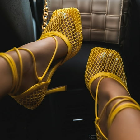 Fjofpr Shoes Women s Sexy Mesh Breathable Hollow Square Toe High Heel Ankle Strap Sandals Hot
Fjofpr Shoes Women s Sexy Mesh Breathable Hollow Square Toe High Heel Ankle Strap Sandals Hot