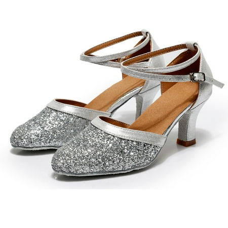 Womens Fashion Waltz Modern Dance Shoes Ballroom Latin Dance Soft Bottom Sandals