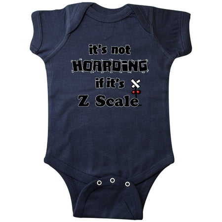 Inktastic It s Not Hoarding if it s Z Scale Gift Baby Boy or Baby Girl Bodysuit