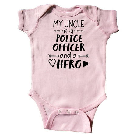 Inktastic My Uncle is a Police Officer and a Hero Gift Baby Boy or Baby Girl Bodysuit
Inktastic My Uncle is a Police Officer and a Hero Gift Baby Boy or Baby Girl Bodysuit