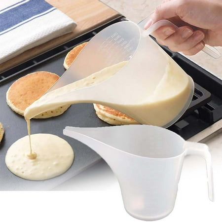 Cdar 1000ml Plastic Measuring Cup Pitcher Scale Long Funnel Spout Easy Pour Handle
Cdar 1000ml Plastic Measuring Cup Pitcher Scale Long Funnel Spout Easy Pour Handle