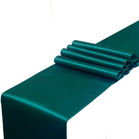 Satin Table Runners 12 x 108 inch for Wedding Banquet Halloween Party Decoration Bright Silk and Smooth Fabric Party Table Runner Pack of 5 Sea Green
Satin Table Runners 12 x 108 inch for Wedding Banquet Halloween Party Decoration Bright Silk and Smooth Fabric Party Table Runner Pack of 5 Sea Green
