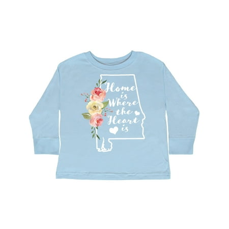 Inktastic Alabama Home Where the Heart is with Watercolor Floral Gift Toddler Boy or Toddler Girl Long Sleeve T-Shirt
Inktastic Alabama Home Where the Heart is with Watercolor Floral Gift Toddler Boy or Toddler Girl Long Sleeve T-Shirt