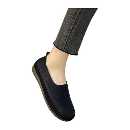 Lumento Ladies Flats Comfort Casual Shoes Classic Loafers Non-slip Boat Shoe Driving Lightweight Slip On Black 4.5
Lumento Ladies Flats Comfort Casual Shoes Classic Loafers Non-slip Boat Shoe Driving Lightweight Slip On Black 4.5