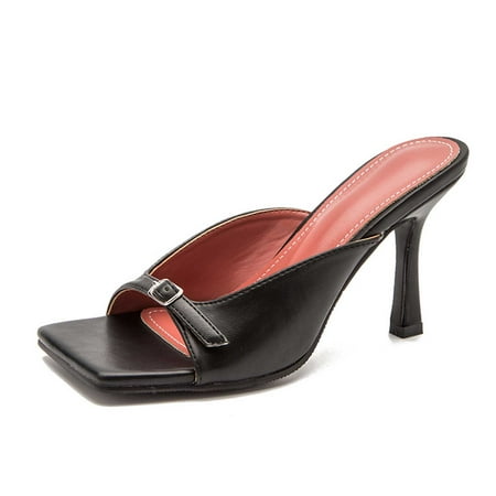 Women s Sexy High Heels Mules Slides Stilettos Fashion Open Square Toe Heeled Sandals Summer Casual Slip On Dress Slippers
Women s Sexy High Heels Mules Slides Stilettos Fashion Open Square Toe Heeled Sandals Summer Casual Slip On Dress Slippers