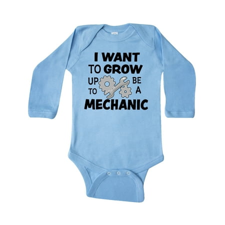 Inktastic I Want To Grow up To Be a Mechanic Gift Baby Boy or Baby Girl Long Sleeve Bodysuit
Inktastic I Want To Grow up To Be a Mechanic Gift Baby Boy or Baby Girl Long Sleeve Bodysuit
