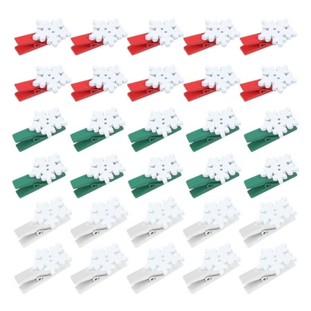 30pcs Christmas Wooden Peg Colorful Christmas Snowflake Design Photo Clip Pin Note Memo Holder (Assorted Color)
30pcs Christmas Wooden Peg Colorful Christmas Snowflake Design Photo Clip Pin Note Memo Holder (Assorted Color)