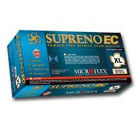 Micro Flex MFXSEC375L Large Supreno Powder Free Extended Cuff Nitrile Gloves