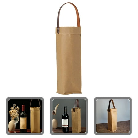 Raindrops Washable Wine Bottle Storage Bag Handheld Bottle Wrapping Bag Kraft Paper Wine Gift Pouch
Raindrops Washable Wine Bottle Storage Bag Handheld Bottle Wrapping Bag Kraft Paper Wine Gift Pouch
