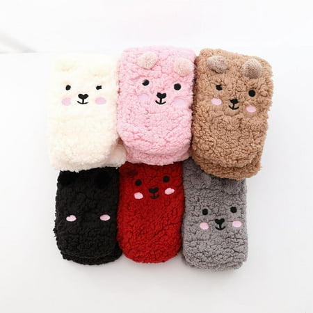 Fuzzy Warm Slipper Socks | Cute Bear Plush Thick Winter Socks | Cold Weather Socks for Women Girls Friends for Keeping Warm
Fuzzy Warm Slipper Socks | Cute Bear Plush Thick Winter Socks | Cold Weather Socks for Women Girls Friends for Keeping Warm
